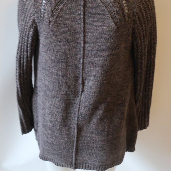 LINE. NO CLOSE ASYMMETRIC CARDIGAN SWEATER XS * - Picture 10 of 12